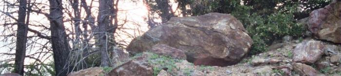 Boulders on Volcan Mountain