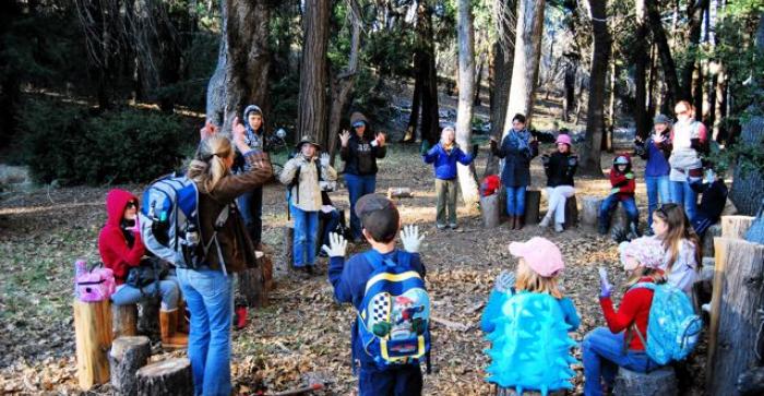 Miss Kat & SV students get ready to hit the trail